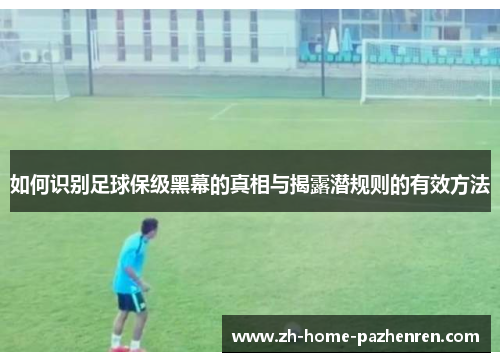 如何识别足球保级黑幕的真相与揭露潜规则的有效方法 如何识别足球保级黑幕的真相与揭露潜规则的有效方法
