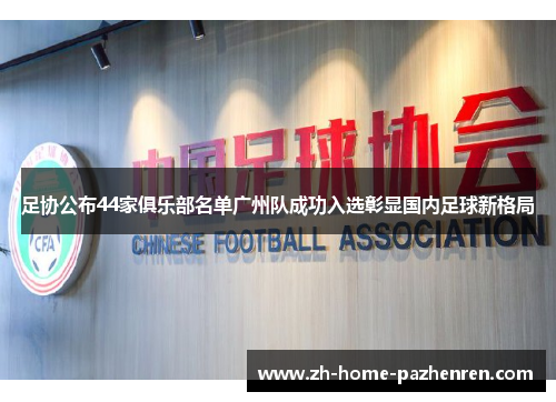 足协公布44家俱乐部名单广州队成功入选彰显国内足球新格局